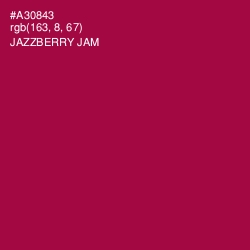 #A30843 - Jazzberry Jam Color Image